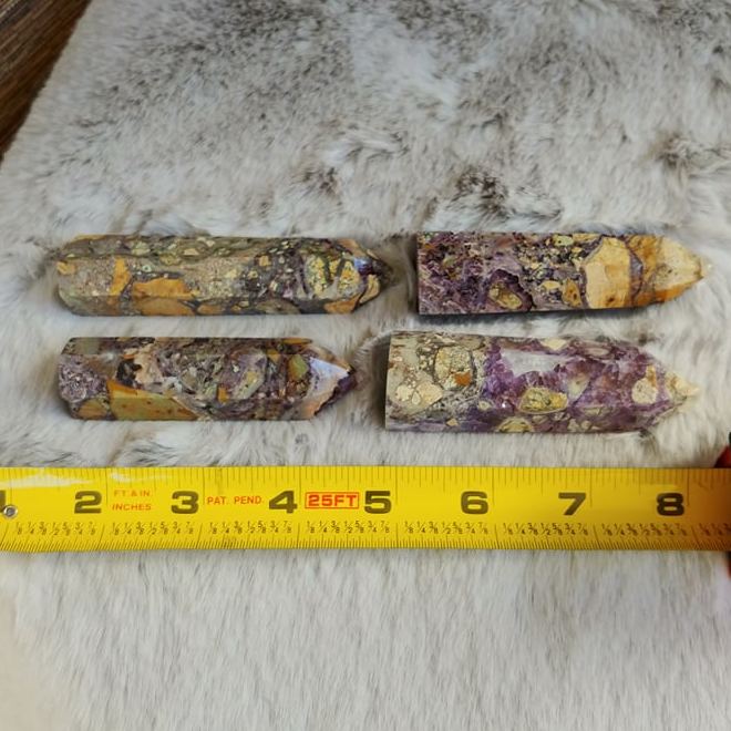 Purple Brecciated Jasper Point