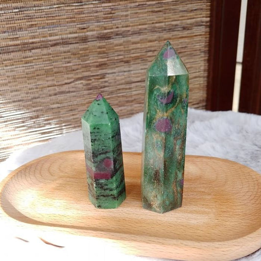 Ruby Zoisite (Anyolite) Point