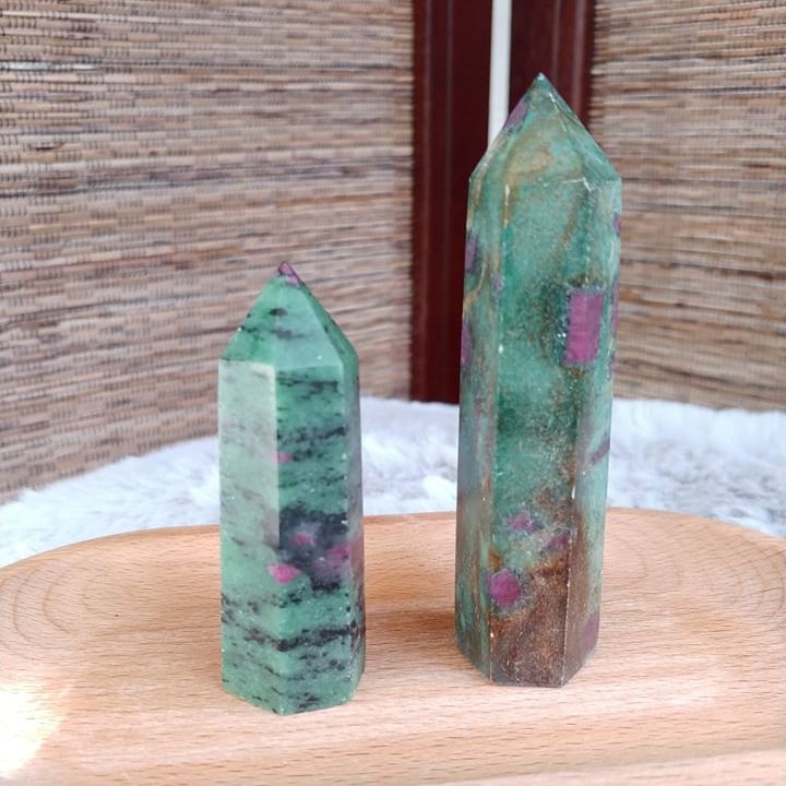 Ruby Zoisite (Anyolite) Point