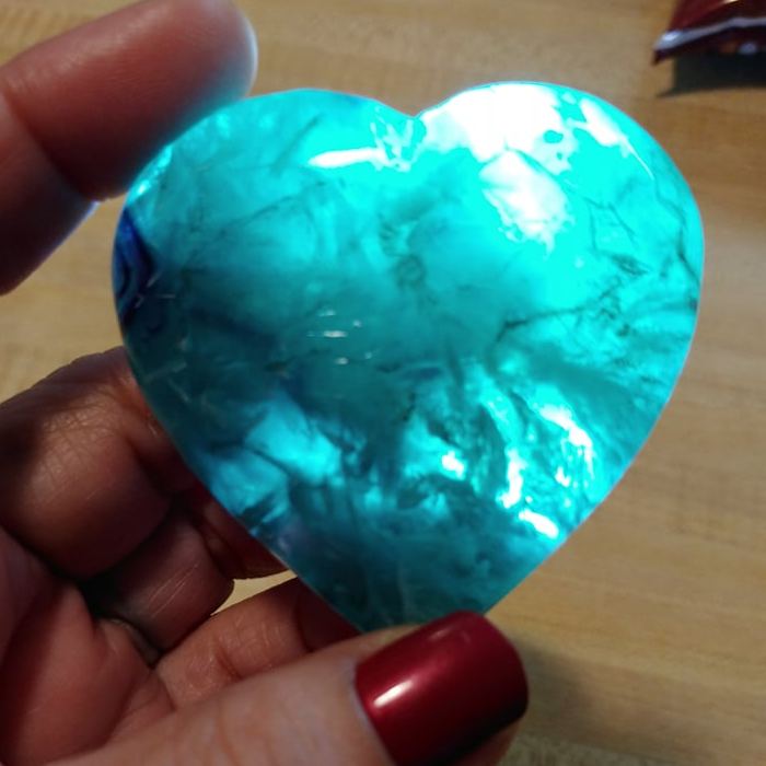 Snowflake Flourite Hearts