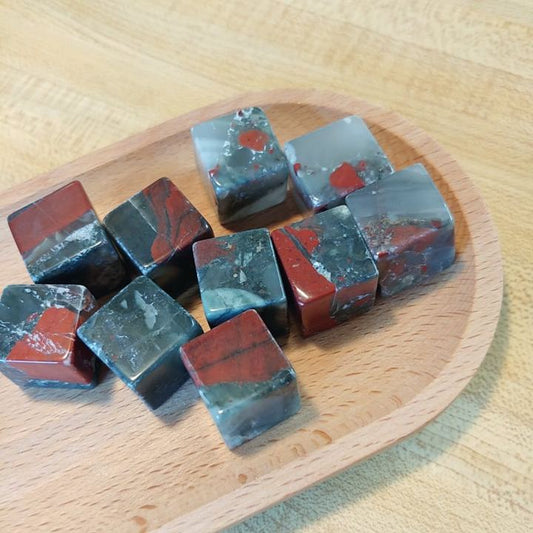 African Bloodstone Cube
