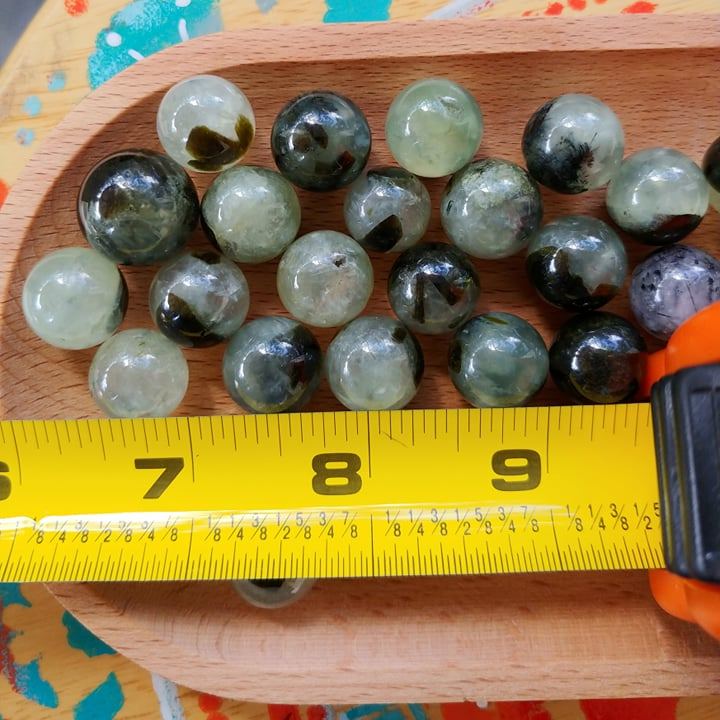 Prehnite w/ Epidote Mini-Marbles (1)