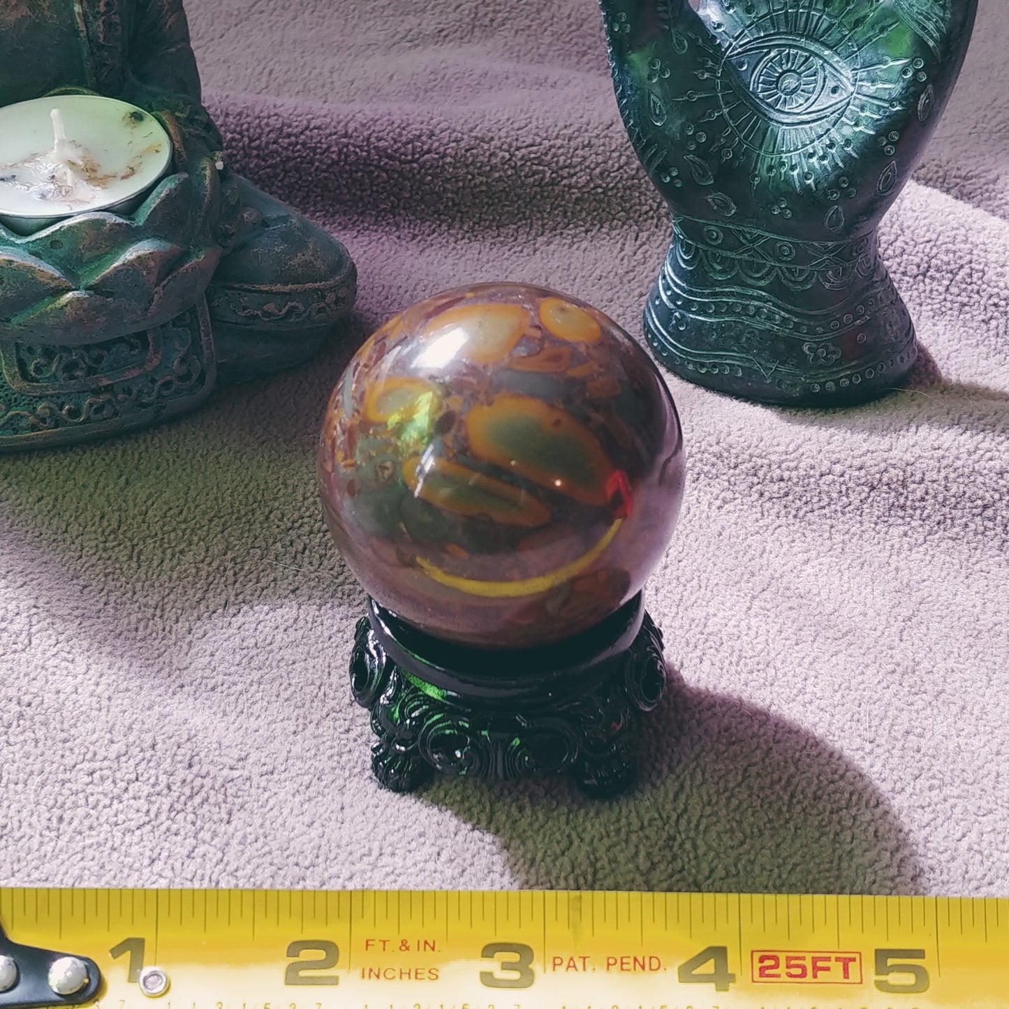 Bamboo Jasper Stone Sphere (A)