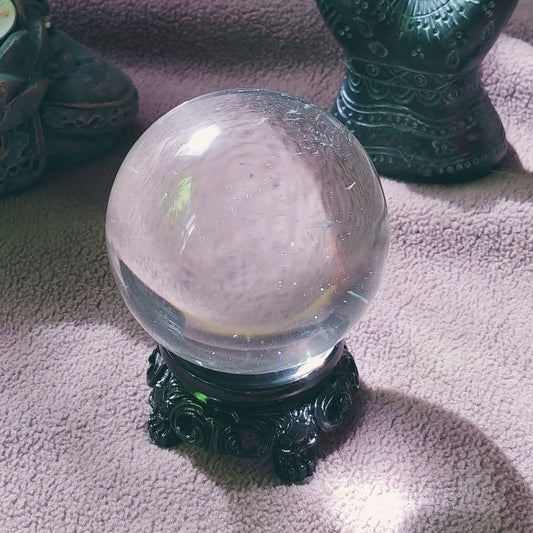 Clear Smelting Glass Sphere