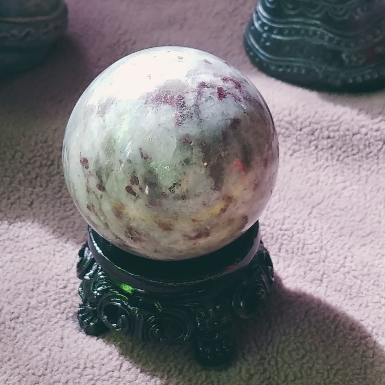 Rubellite Pink Tourmaline Sphere