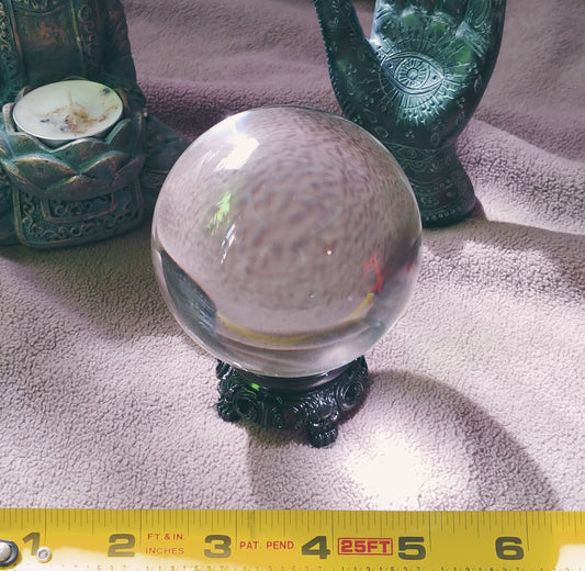 Clear Smelting Glass Sphere