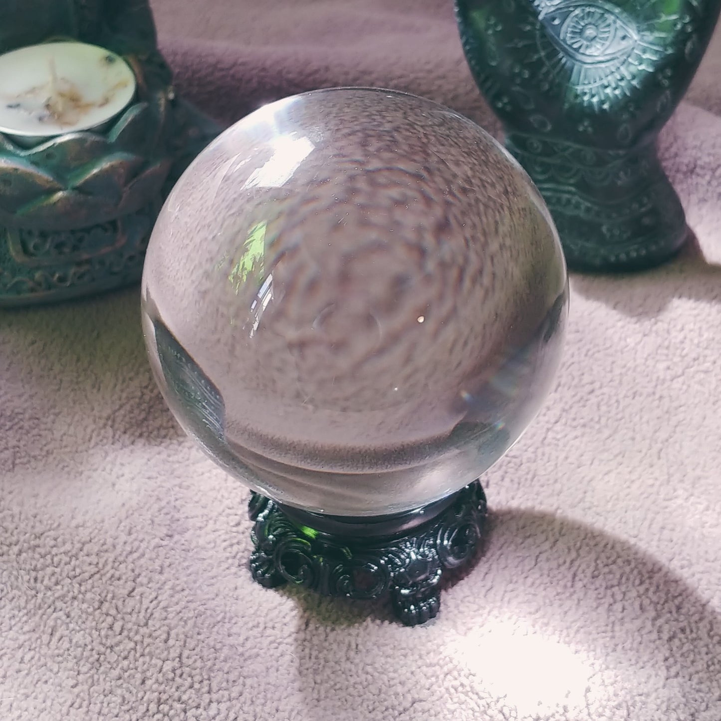 Clear Smelting Glass Sphere