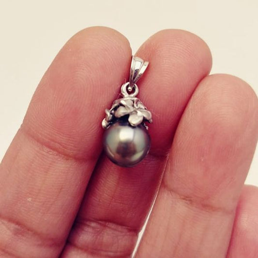 Tahitian Black Pearl 925 Pendant
