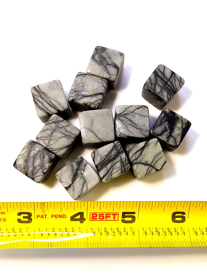 Spider Web Jasper Cube (1)*