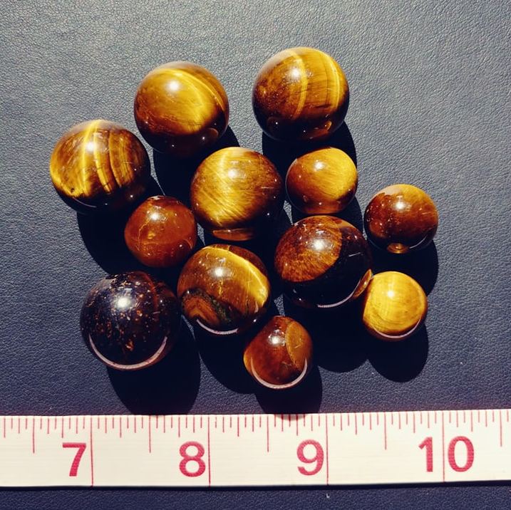 Tiger's Eye Marbles (1)*