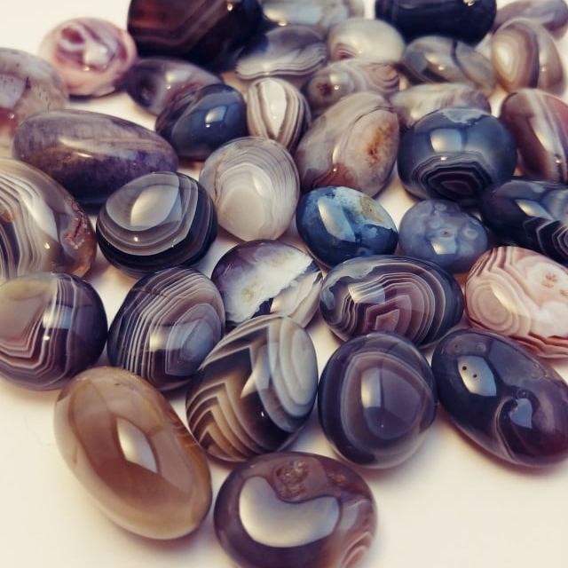 Botswana Agate Tumbles (3)*