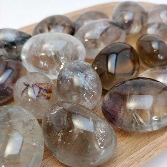 Garden Quartz (Lodolite) Tumbles (2)*