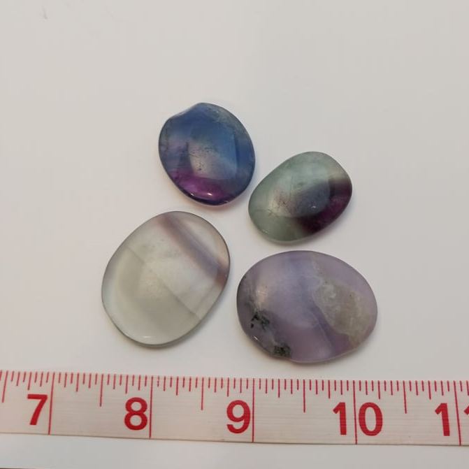Fluorite Flat Thumb Stones