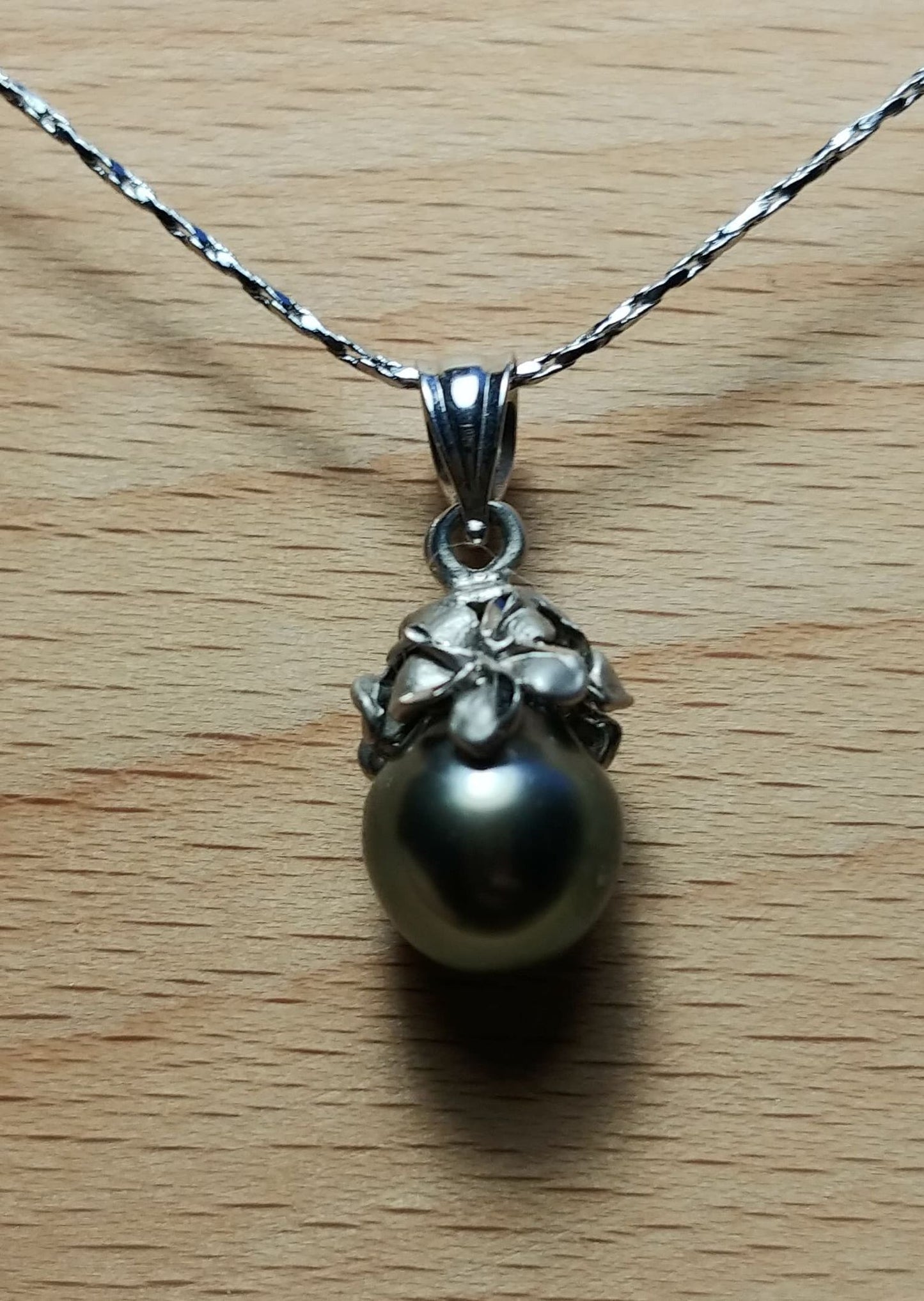 Tahitian Black Pearl 925 Pendant