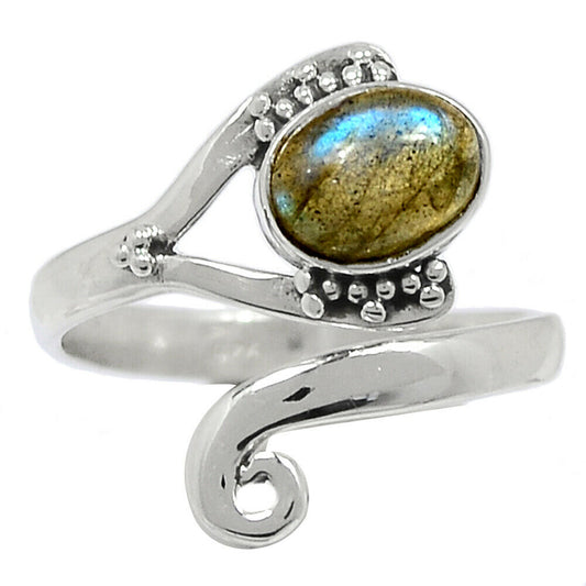 Labradorite 925 Sterling Ring