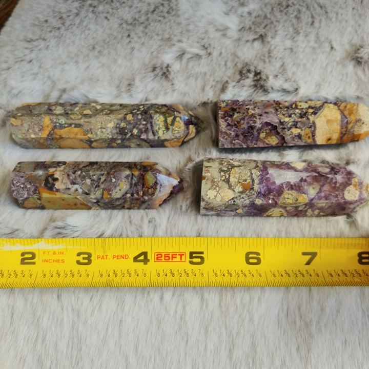 Purple Brecciated Jasper Point