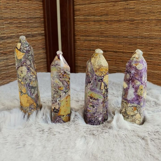 Purple Brecciated Jasper Point