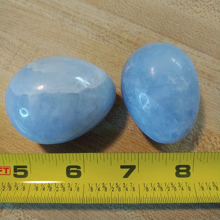 Blue Calcite Egg