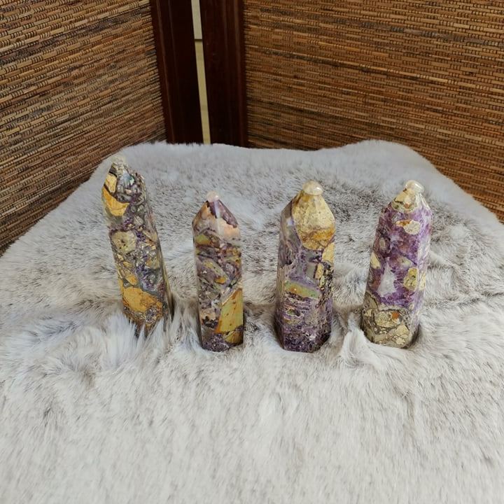 Purple Brecciated Jasper Point