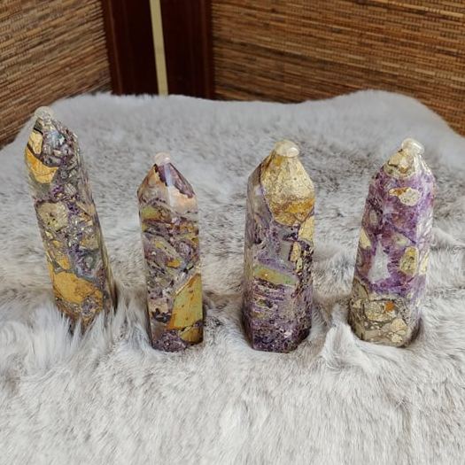 Purple Brecciated Jasper Point