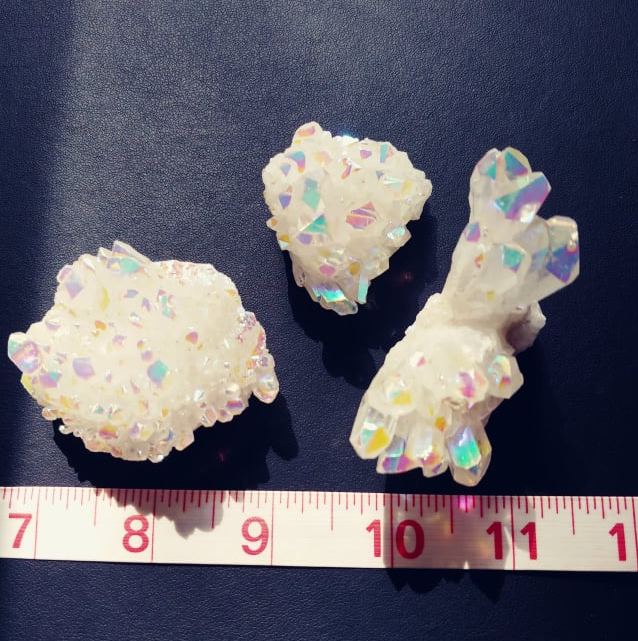 White Angel Aura Quartz Cluster (1)*
