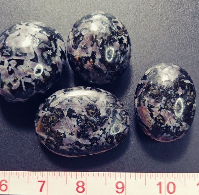 Merlinite (Indigo Gabbro) Palm Stone