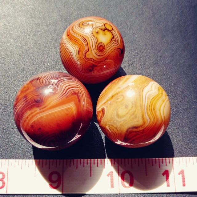 Red Banded Agate Sphere
