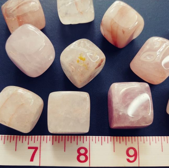Rose Quartz Cubes (2)*