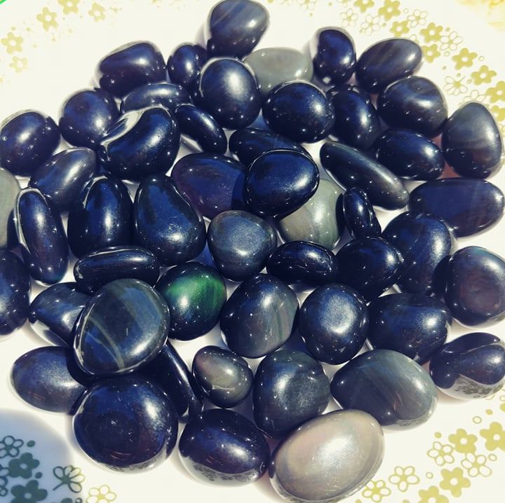 Rainbow Obsidian Jelly Bean Tumbles (3)*