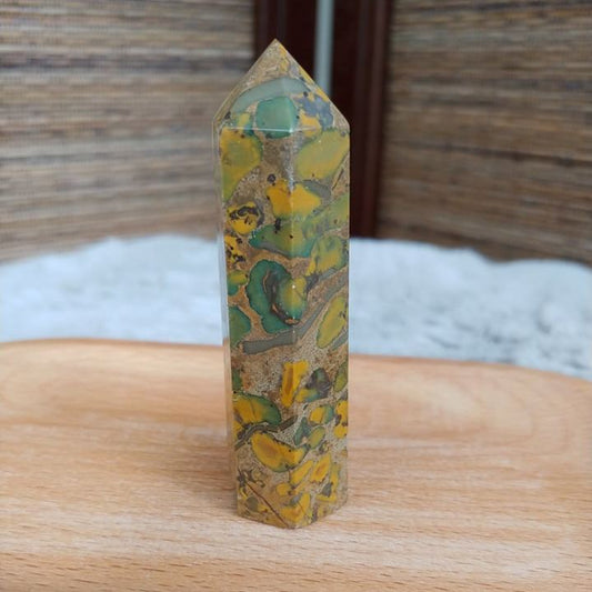 Bamboo Jasper Stone Point