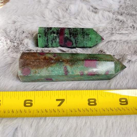 Ruby Zoisite (Anyolite) Point