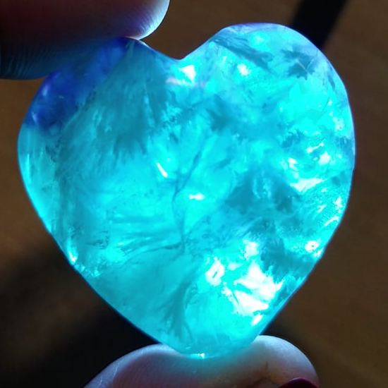 Snowflake Flourite Hearts