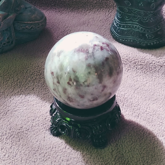 Rubellite Pink Tourmaline Sphere