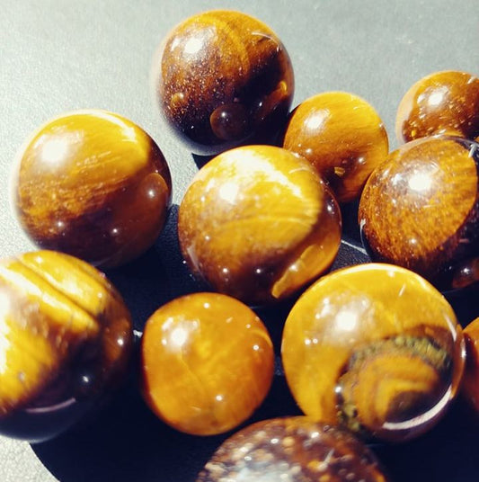 Tiger's Eye Marbles (1)*