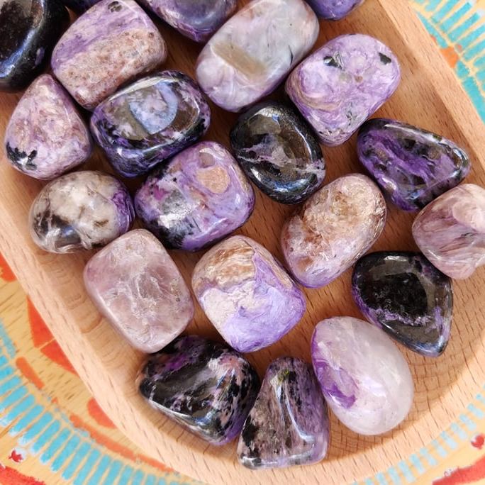 Charoite Tumbled Stone (1)