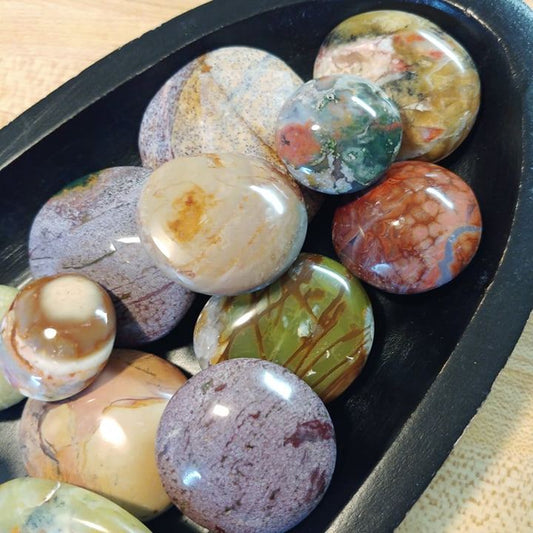 Ocean Jasper Thumb Stone