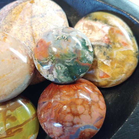 Ocean Jasper Thumb Stone