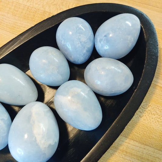 Blue Calcite Egg
