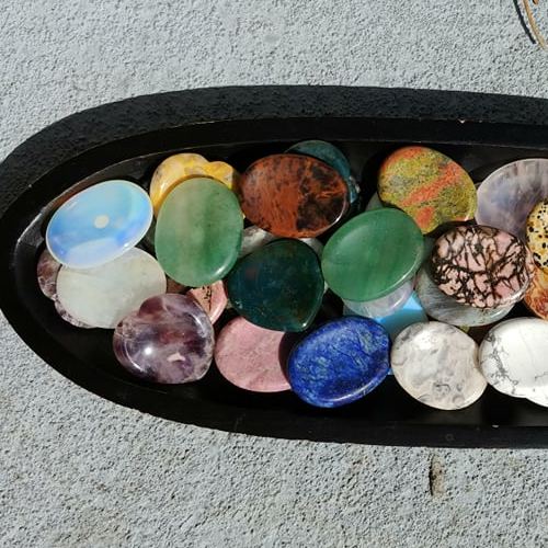 Mixed Material Worry Stones