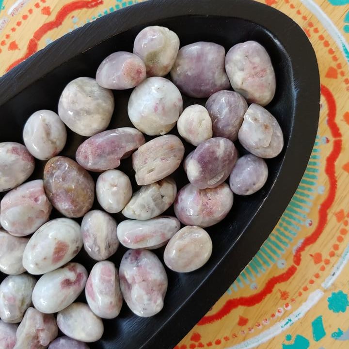 Rubellite Pink Tourmaline Tumbled Stone