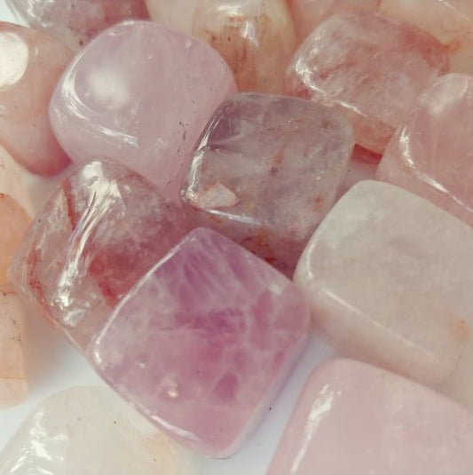 Rose Quartz Cubes (2)*