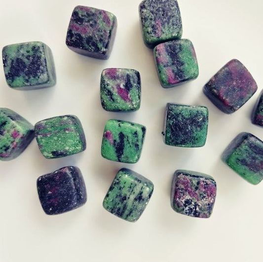 Ruby Zoisite Rough Cube (1)*