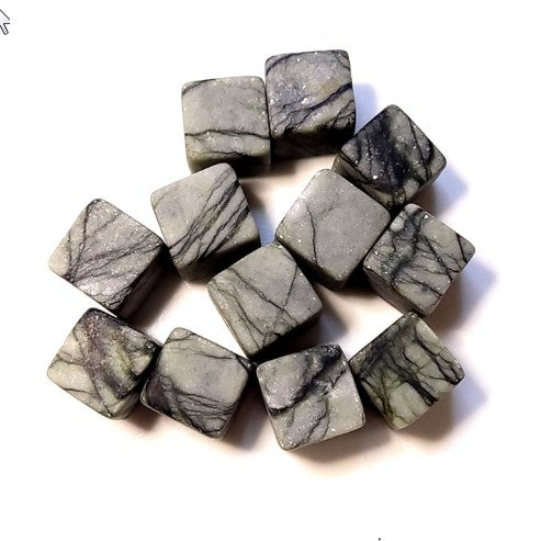 Spider Web Jasper Cube (1)*