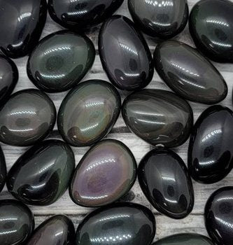 Rainbow Obsidian Jelly Bean Tumbles (3)*